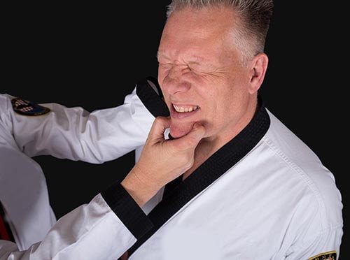 Drukpunten te gebruiken in het Hapkido